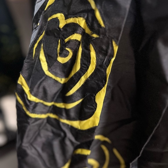 🖤💛LIKE NEW I-N-C INTERNATIONAL CONCEPTS  BLACK WITH YELLOW FUN DRESS SZ 12 🖤 - Picture 6 of 10